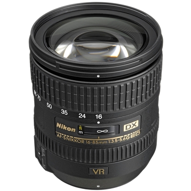Nikon - AF-S DX 16-85mm f/3.5-5.6G ED VR
